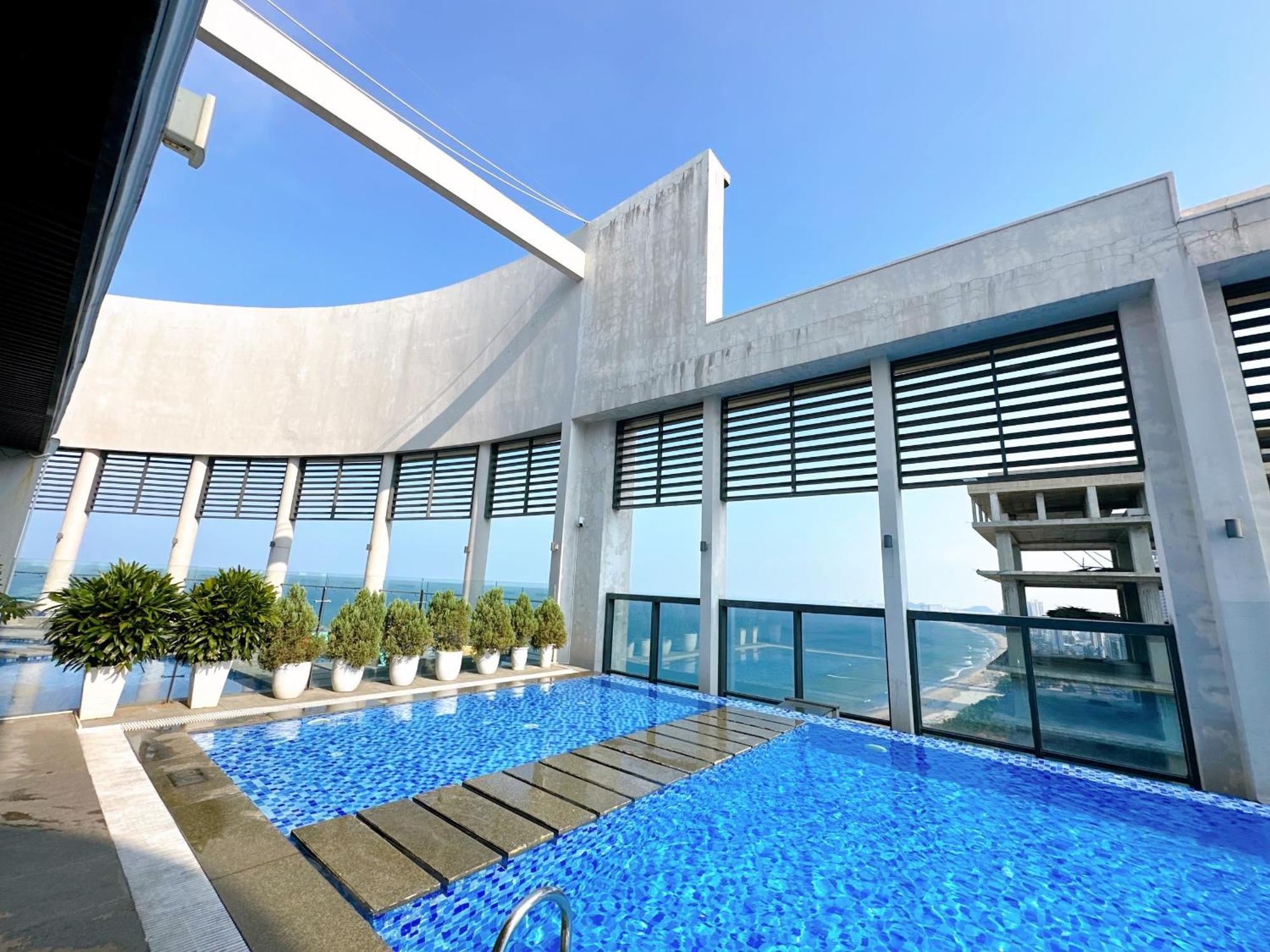Luxury Apt Opposite Mykhe Beach دا نانغ المظهر الخارجي الصورة