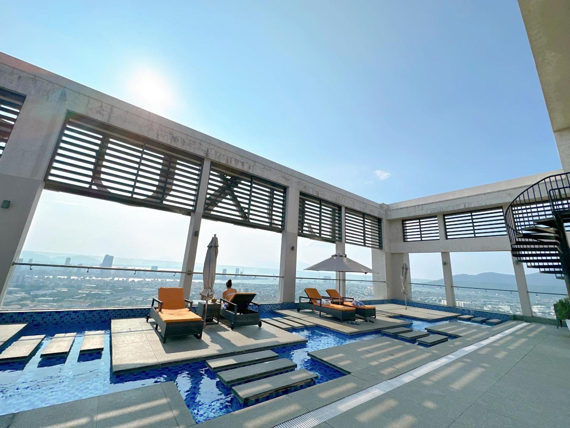 Luxury Apt Opposite Mykhe Beach دا نانغ المظهر الخارجي الصورة