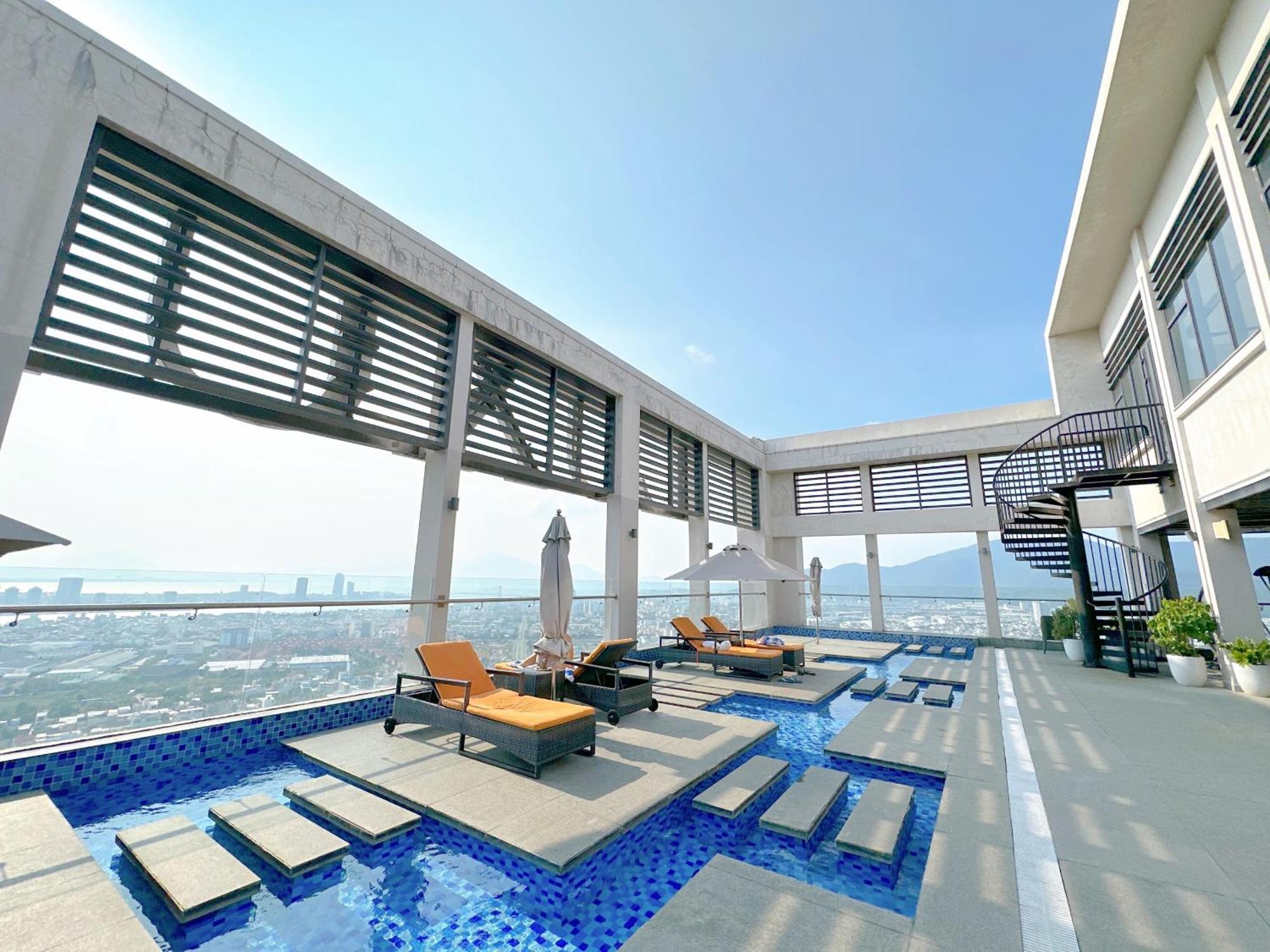 Luxury Apt Opposite Mykhe Beach دا نانغ المظهر الخارجي الصورة