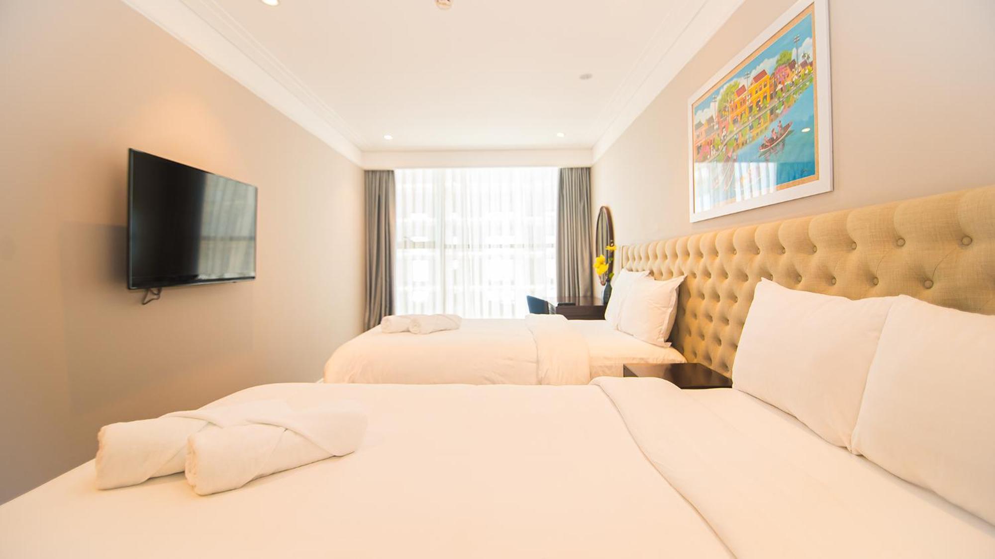 Luxury Apt Opposite Mykhe Beach دا نانغ المظهر الخارجي الصورة