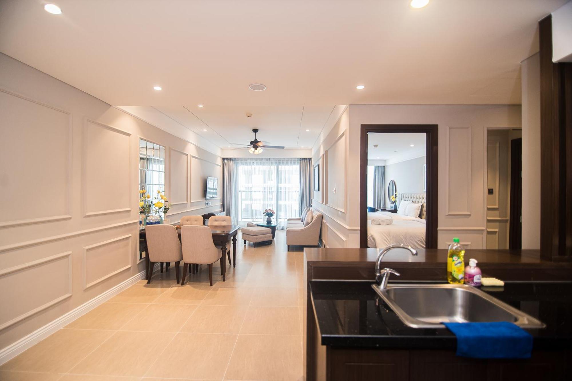Luxury Apt Opposite Mykhe Beach دا نانغ المظهر الخارجي الصورة
