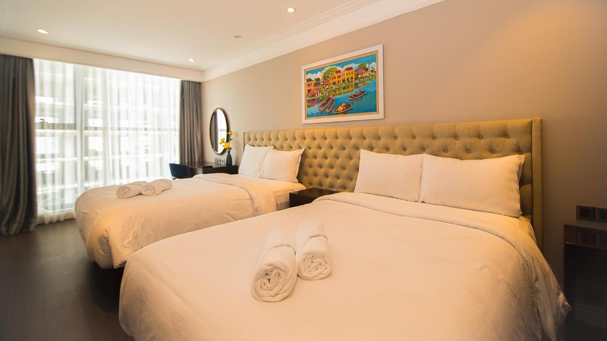 Luxury Apt Opposite Mykhe Beach دا نانغ المظهر الخارجي الصورة